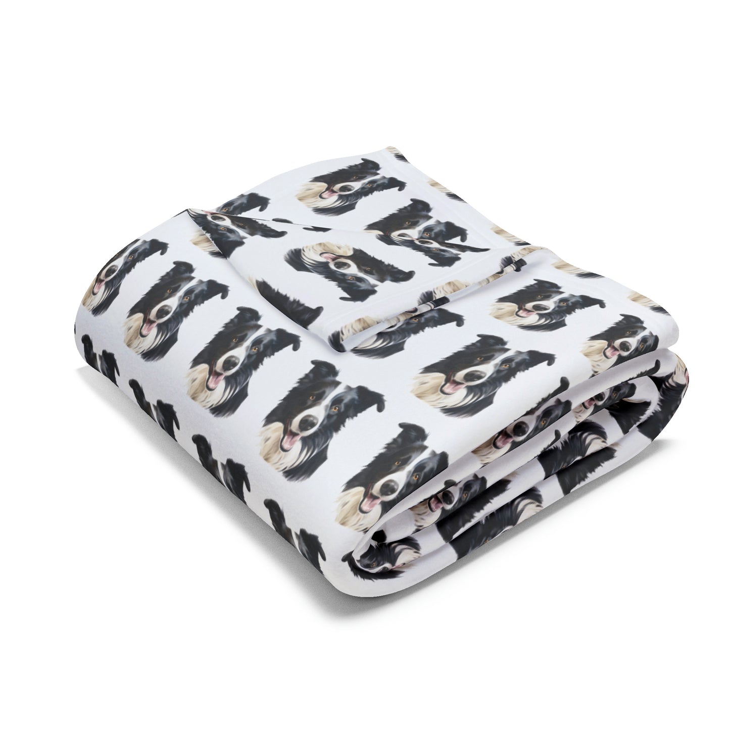 Border Collie Arctic Fleece Blanket