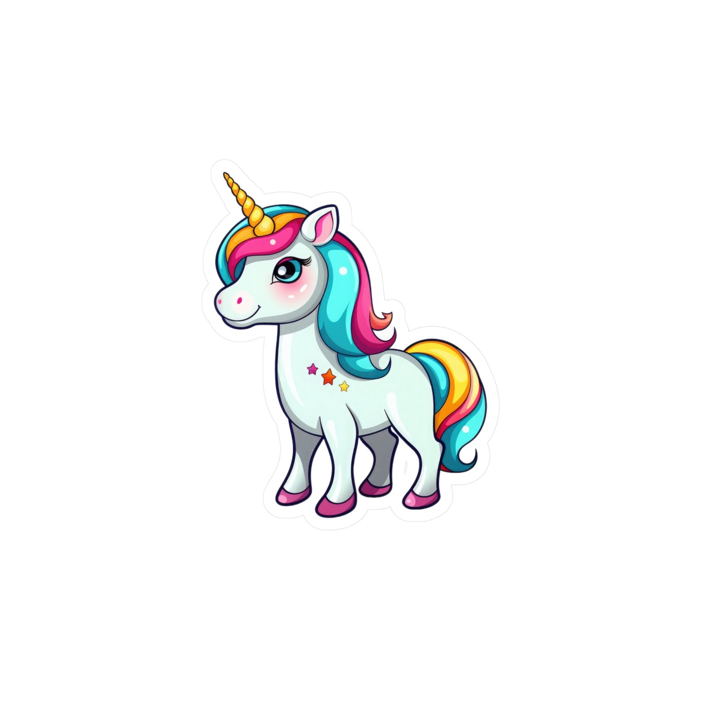 Unicorn Sticker - Kiss-Cut Vinyl Decals