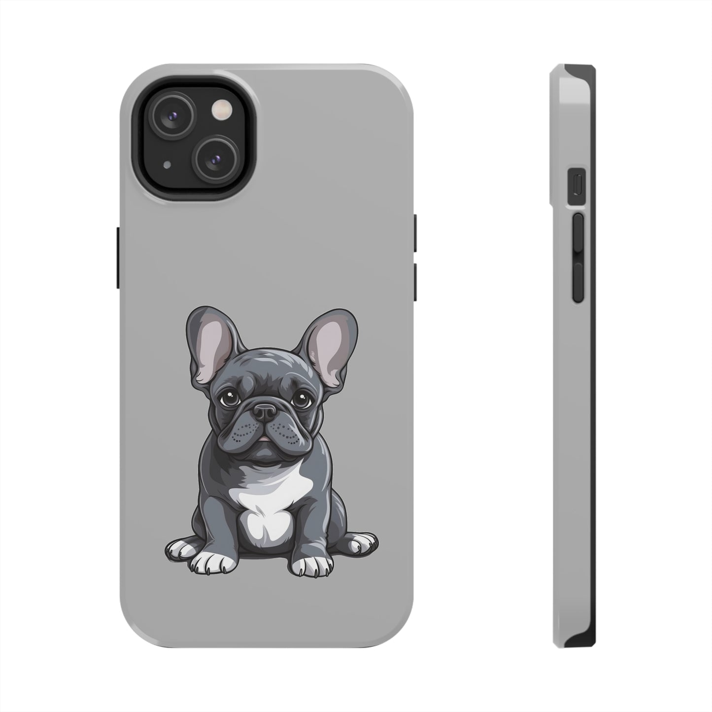 Light Grey French Bulldog Tough Phone Case
