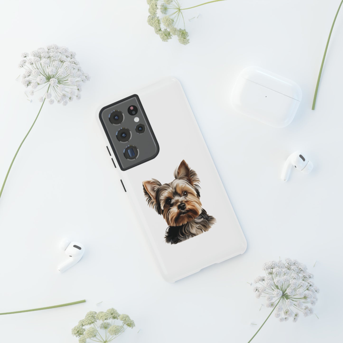 Yorkshire Terrier Phone Case (White)