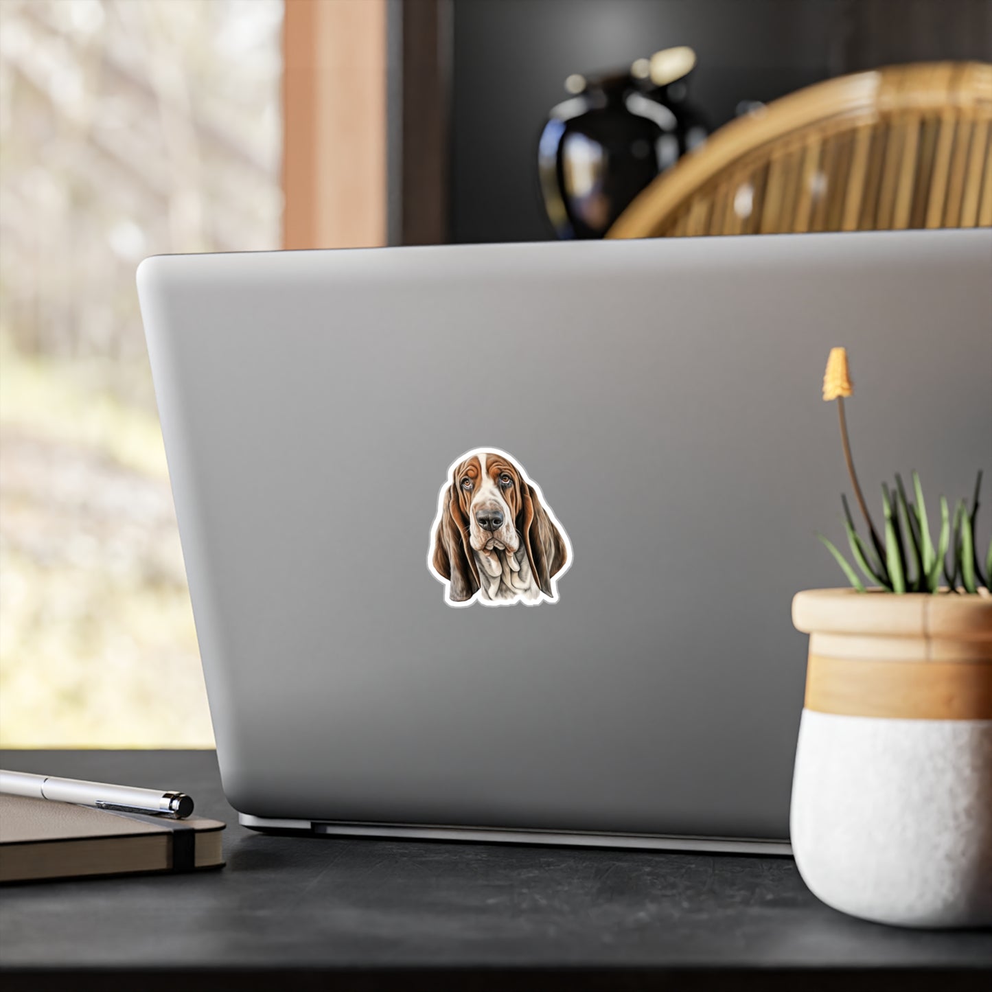 Basset Hound Sticker - Kiss-Cut Vinyl Dog Decals
