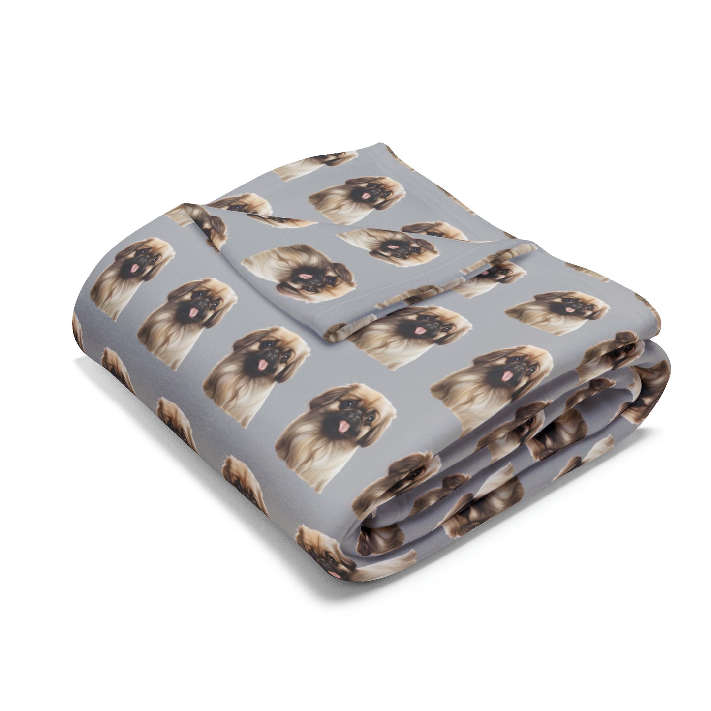 Pekingese Arctic Fleece Blanket