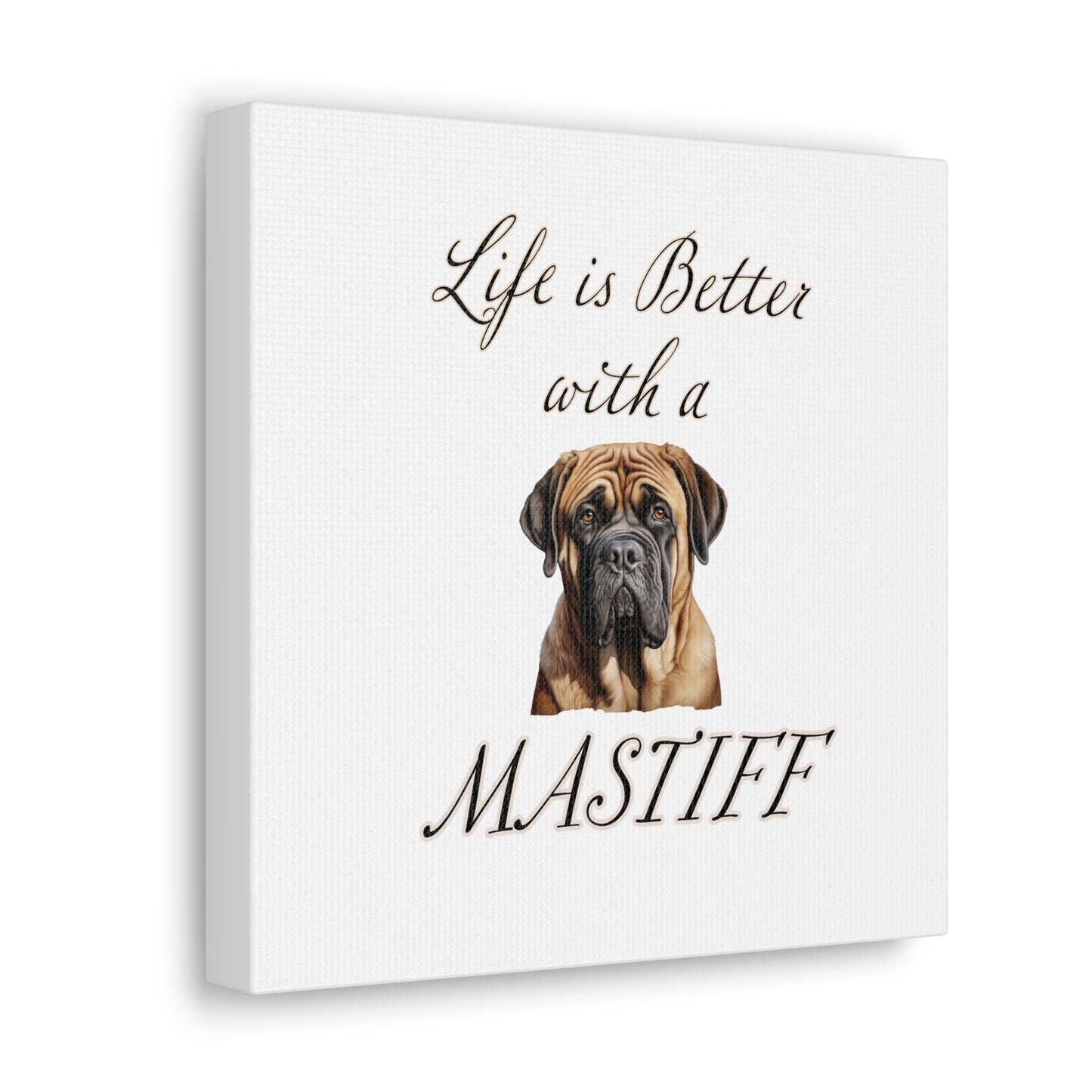 Mastiff Print - Canvas Gallery Wraps