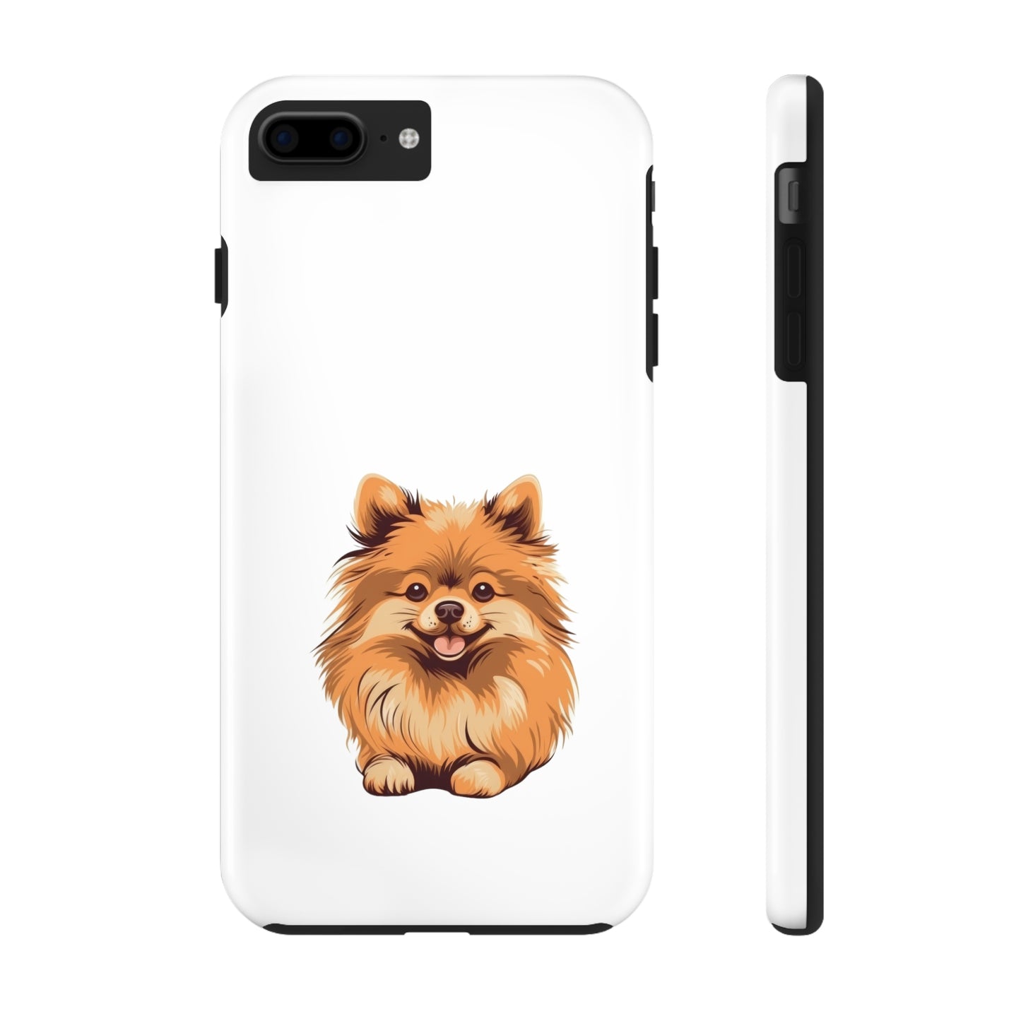 White Pomeranian Tough Phone Case