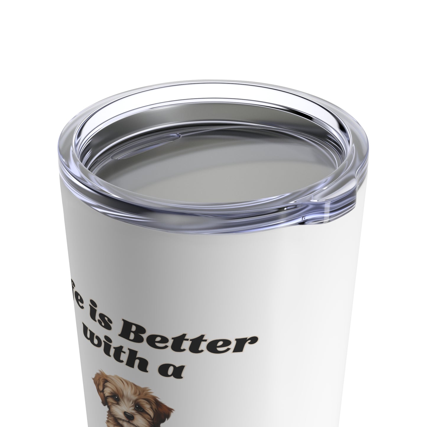 Shihpoo Tumbler, Stainless Steel Dog Travel Mug 20oz