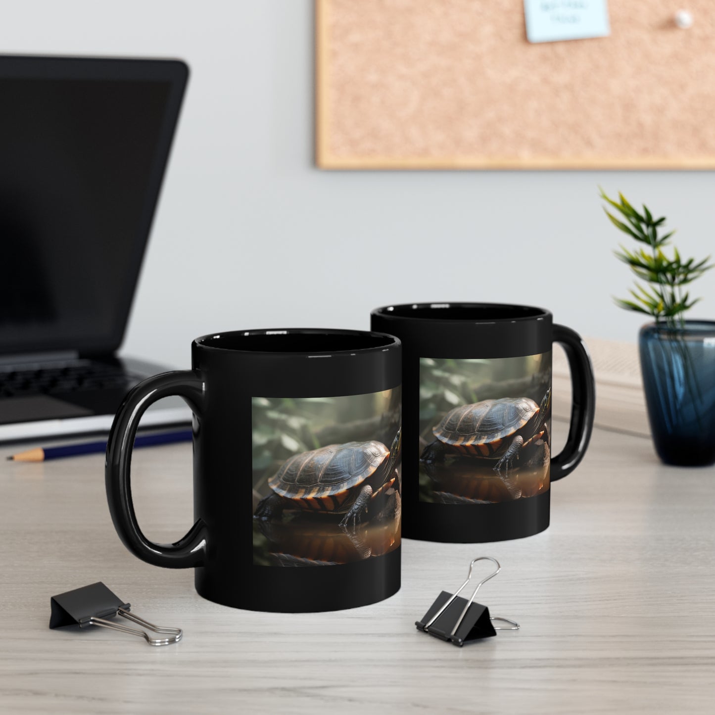 Turtle Ceramic Mug - 11 oz