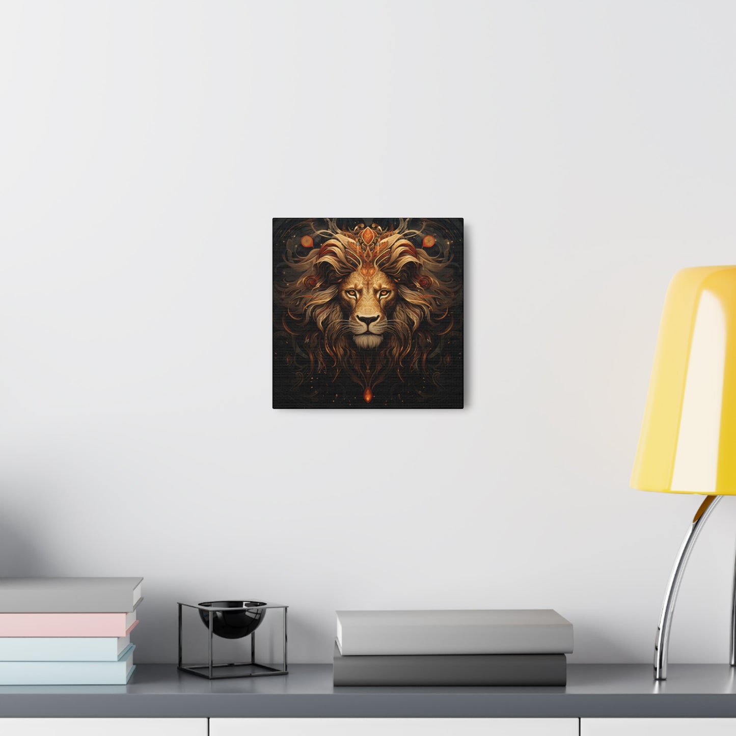 Lion Art - Animal Print - Canvas Gallery Wraps