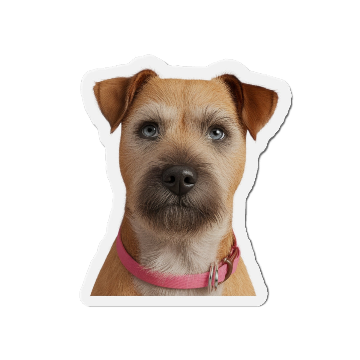 Border Terrier Die-Cut Magnet - Cute Dog Breed Refrigerator Magnet, Pet Lover Gift, Animal Decor, Fridge Decoration, Puppy Art Magnet