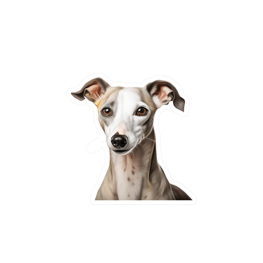 Whippet Sticker | Dog Vinyl Decal | Pet Car Decal | Whippet Laptop Sticker | Whippet Decal
