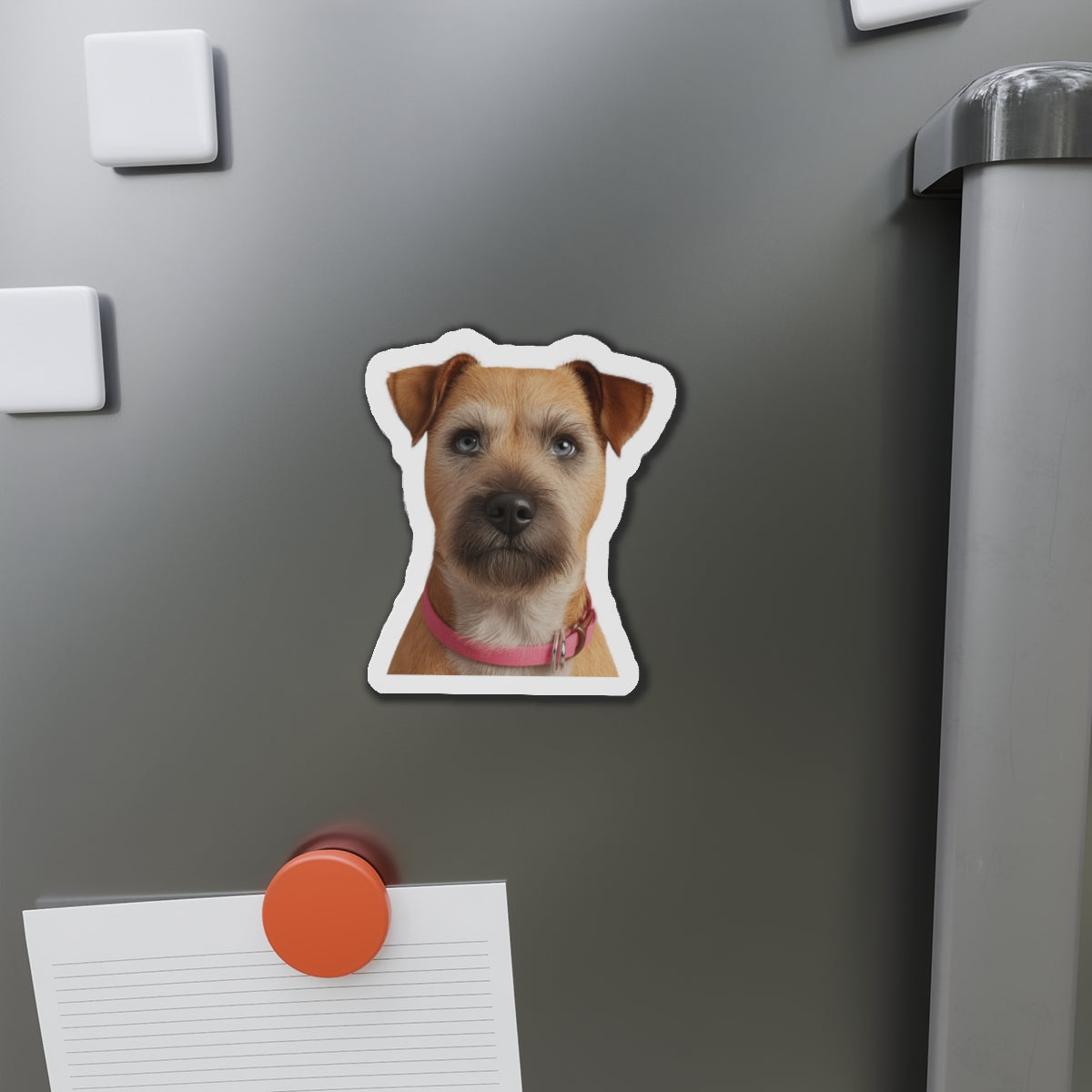 Border Terrier Die-Cut Magnet - Cute Dog Breed Refrigerator Magnet, Pet Lover Gift, Animal Decor, Fridge Decoration, Puppy Art Magnet