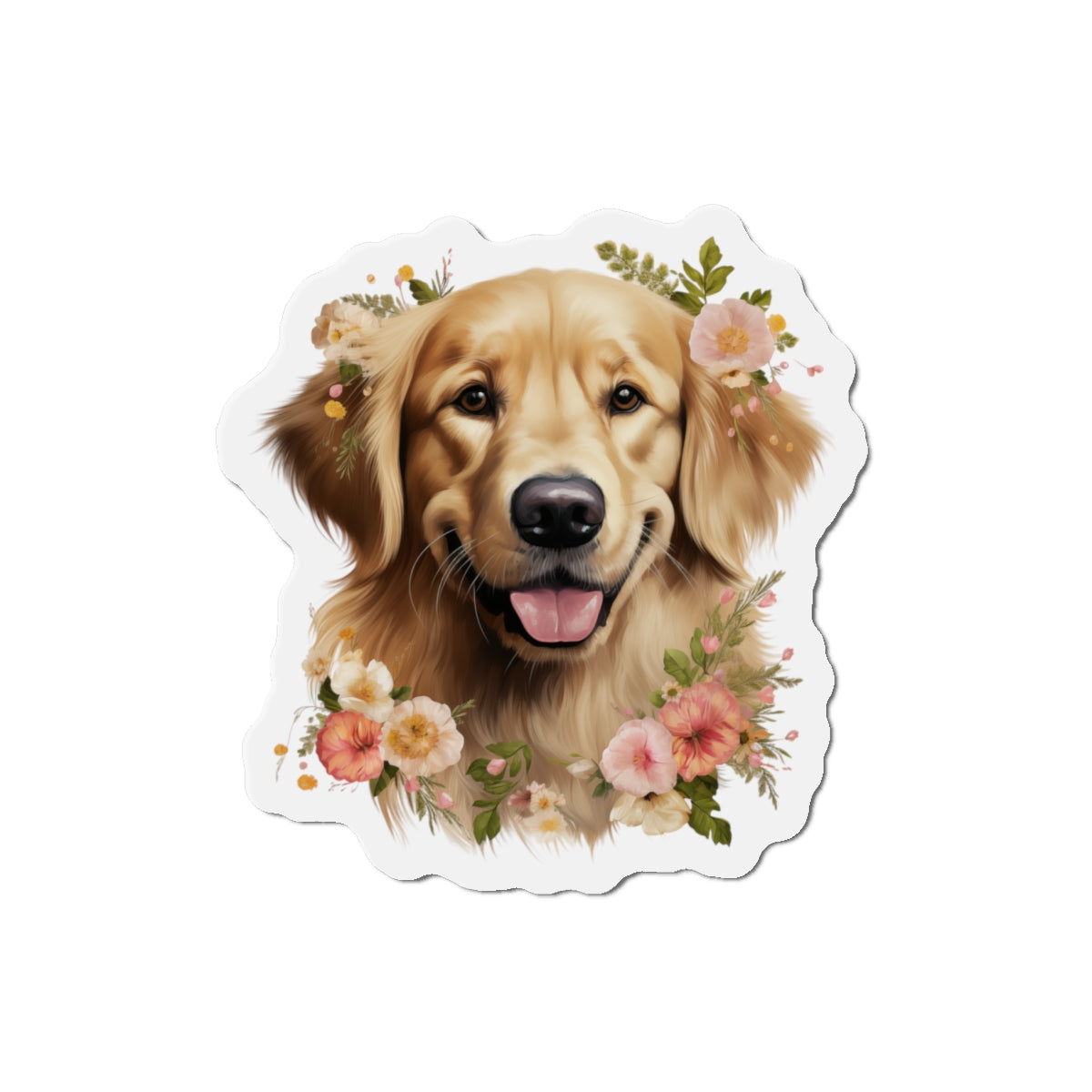 Golden Retriever Magnet - Die Cut Dog Magnet
