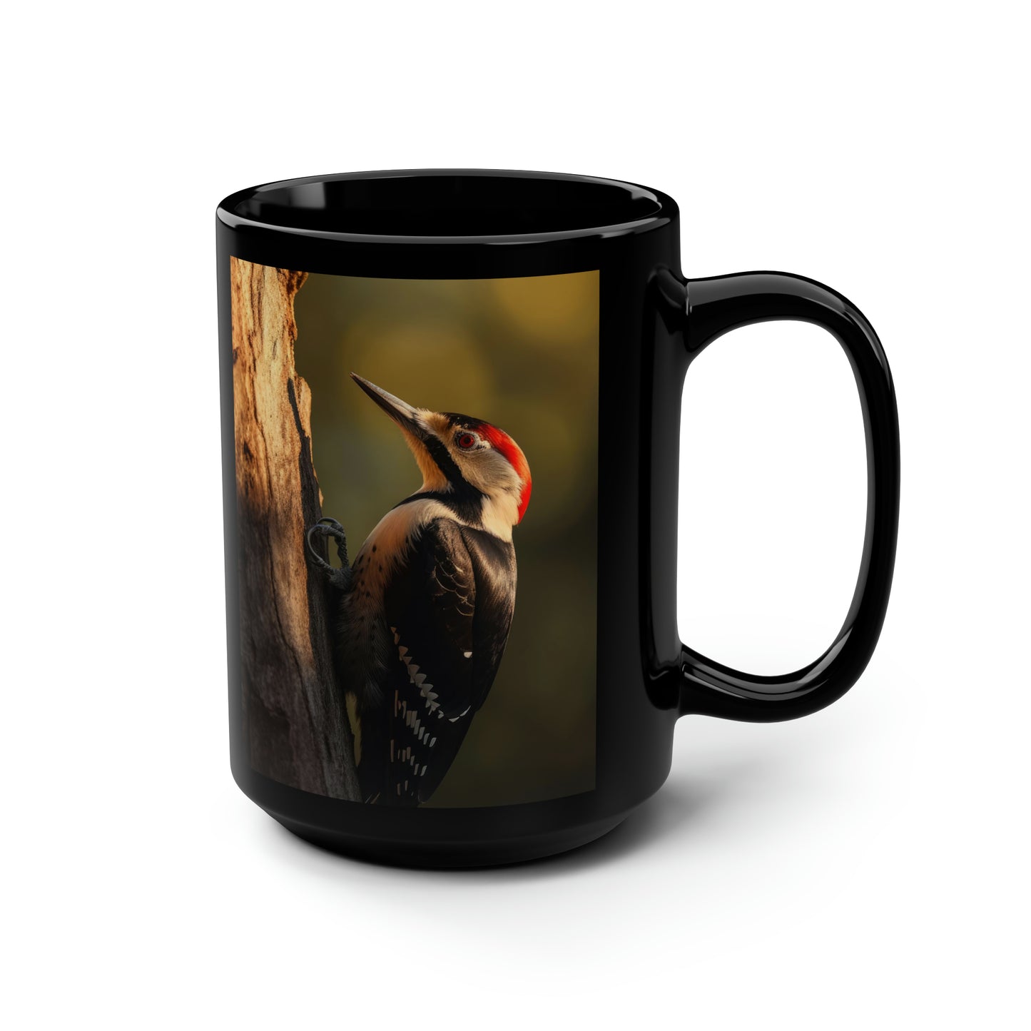 Woodpecker Mug - 15 oz Ceramic Mug