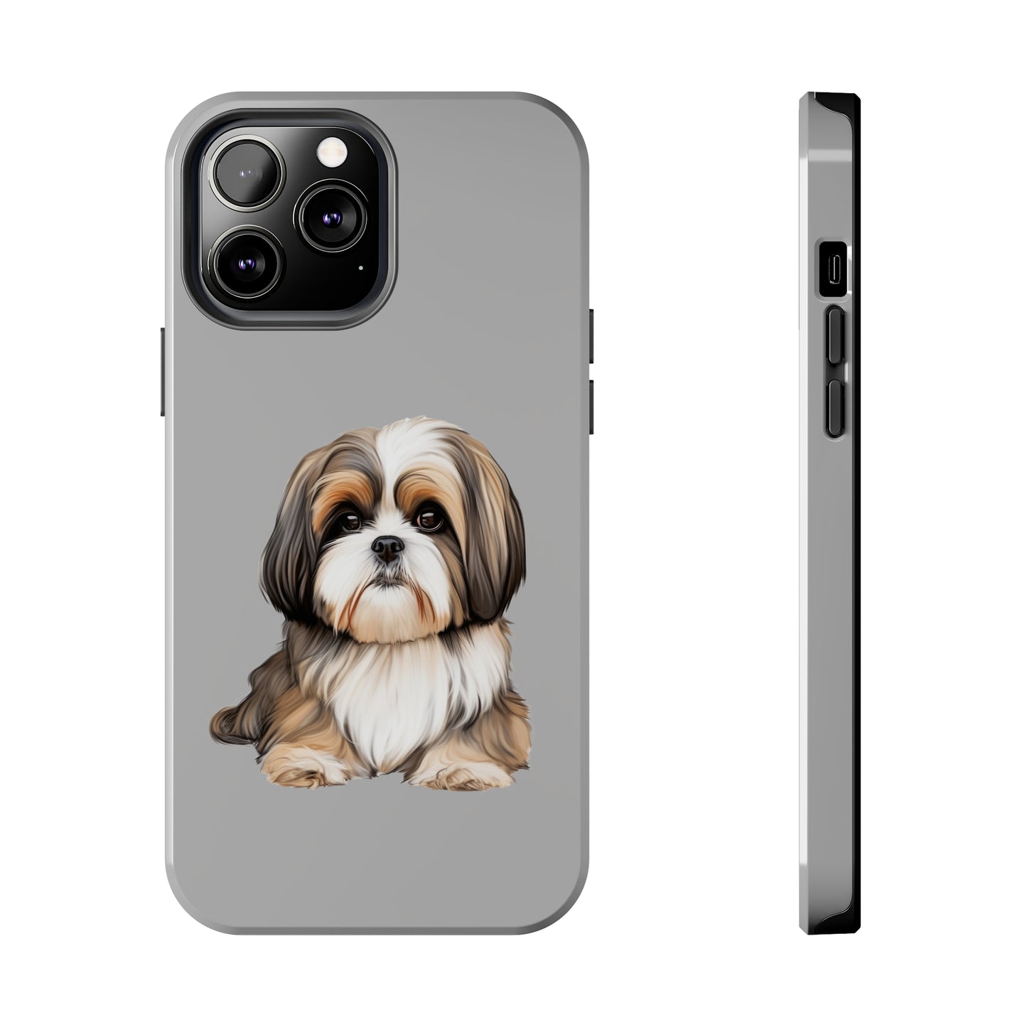 Light Grey Shih Tzu Tough Phone Case
