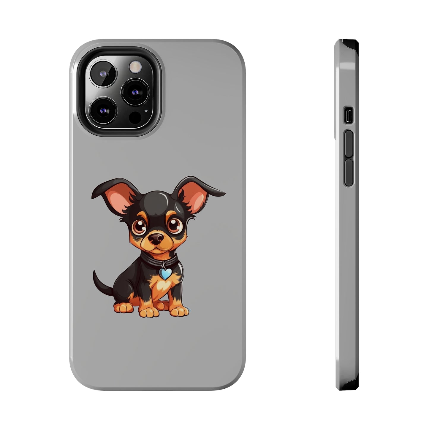 Light Grey Chihuahua Tough Phone Case