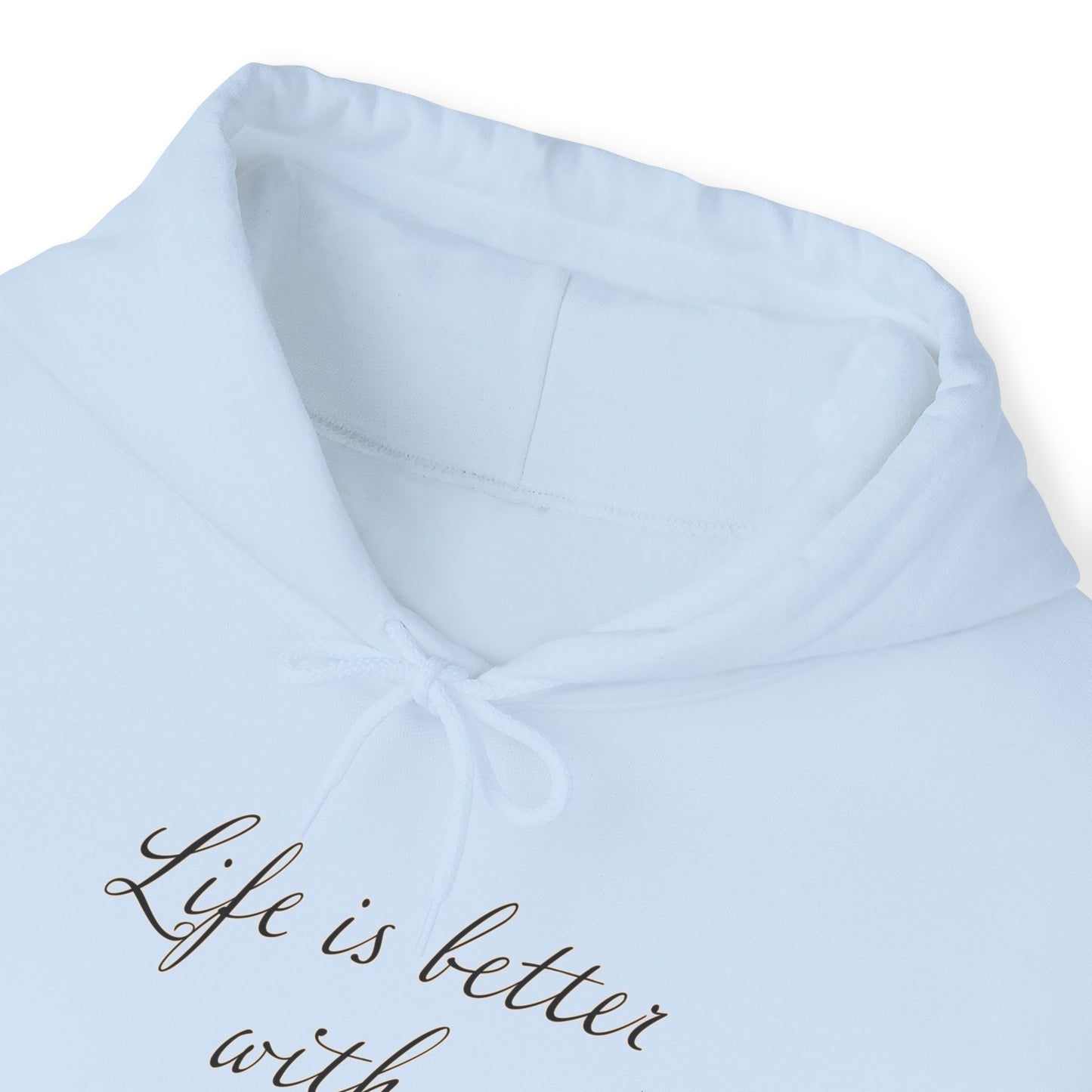 Life is Better with a Border Collie Hoodie - Unisex Dog Mom or Dog Dad Sweatshirt