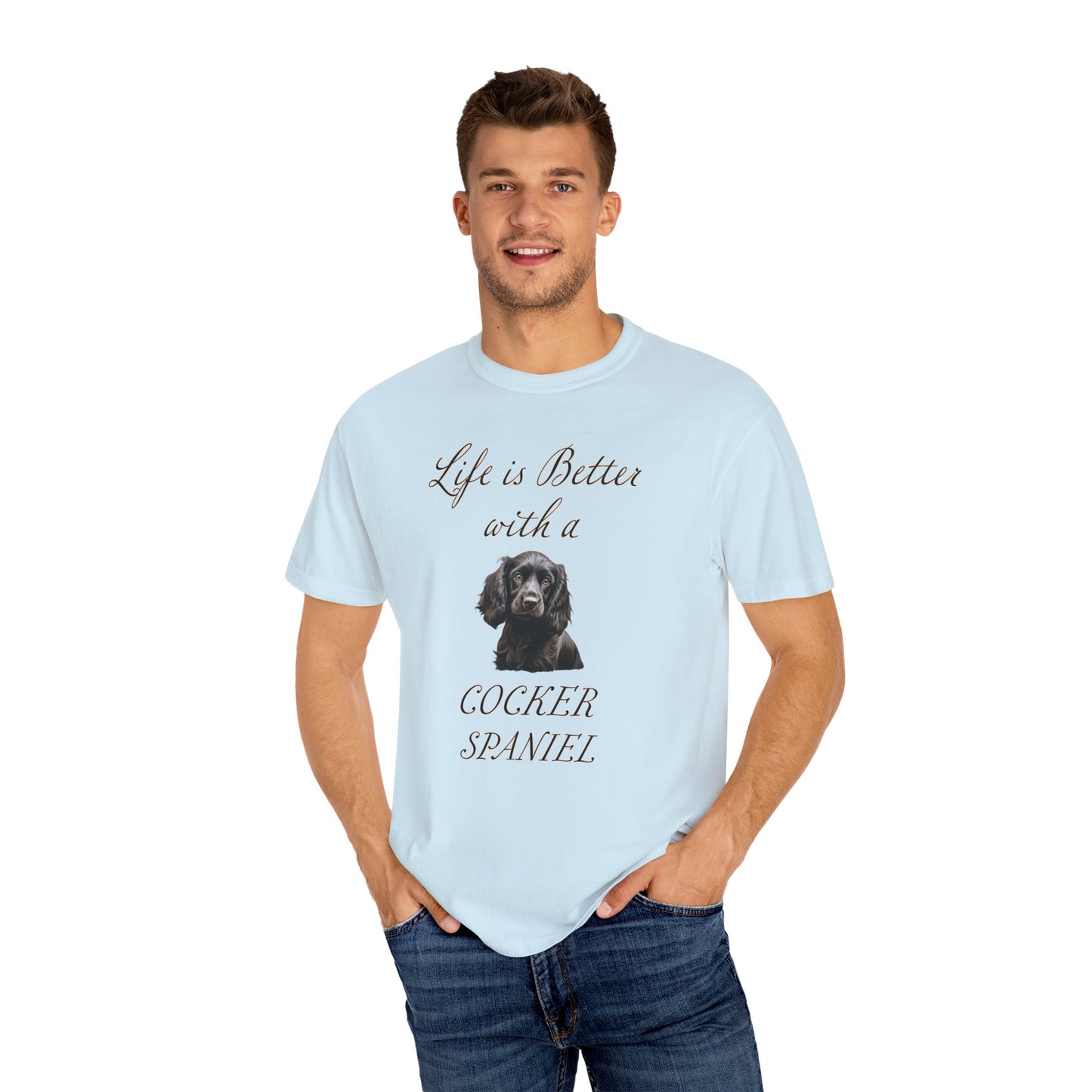 Black Cocker Spaniel T-shirt - Dog Mom Shirt, Dog Dad Shirt, gift for Dog Mom