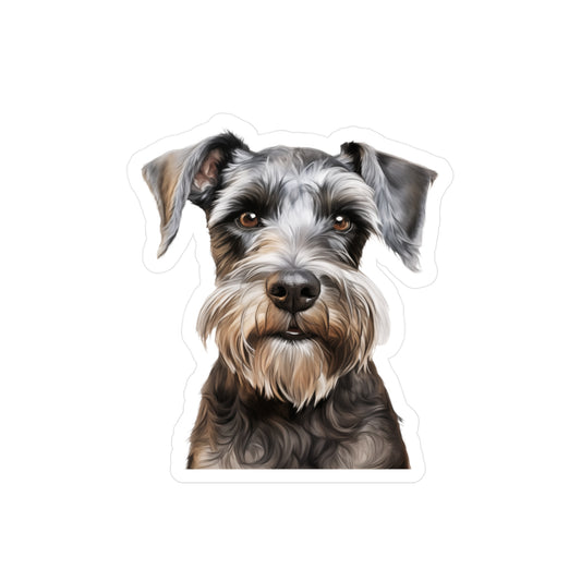 Schnauzer Sticker - Kiss-Cut Dog Vinyl Decals