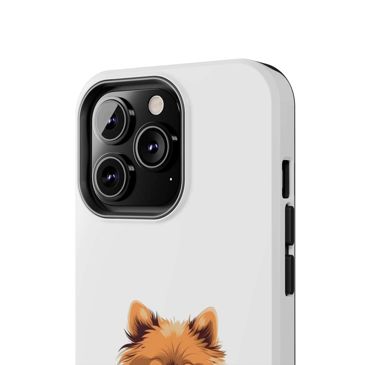 White Pomeranian Tough Phone Case