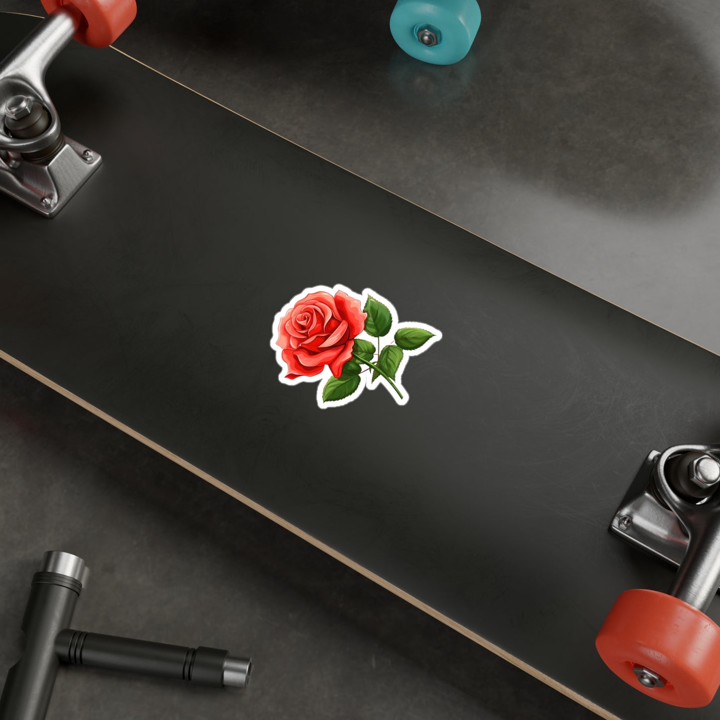 Rose Sticker - Kiss-Cut Vinyl Decals