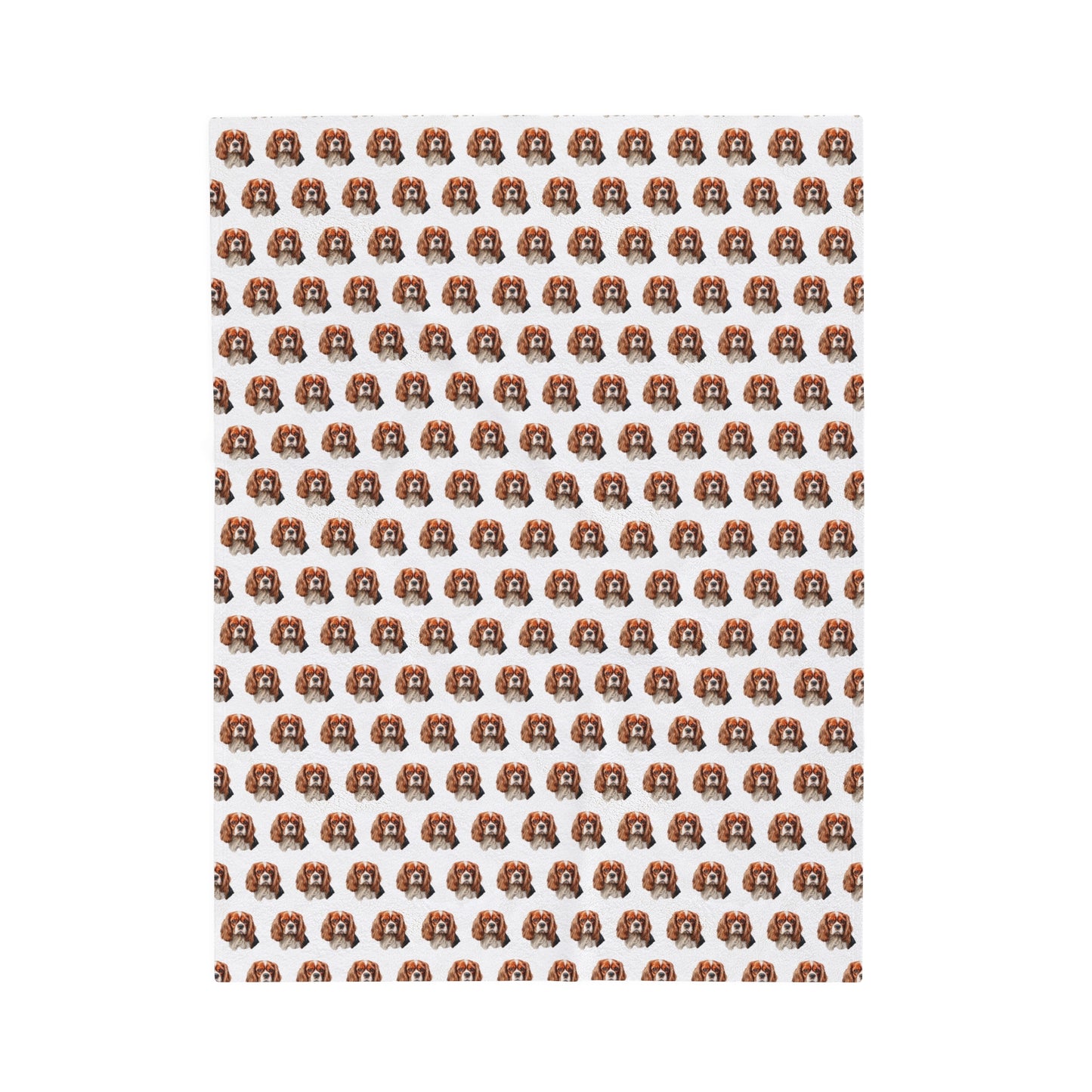 Cavalier King Charles Spaniel Blanket - Velveteen Plush Throw