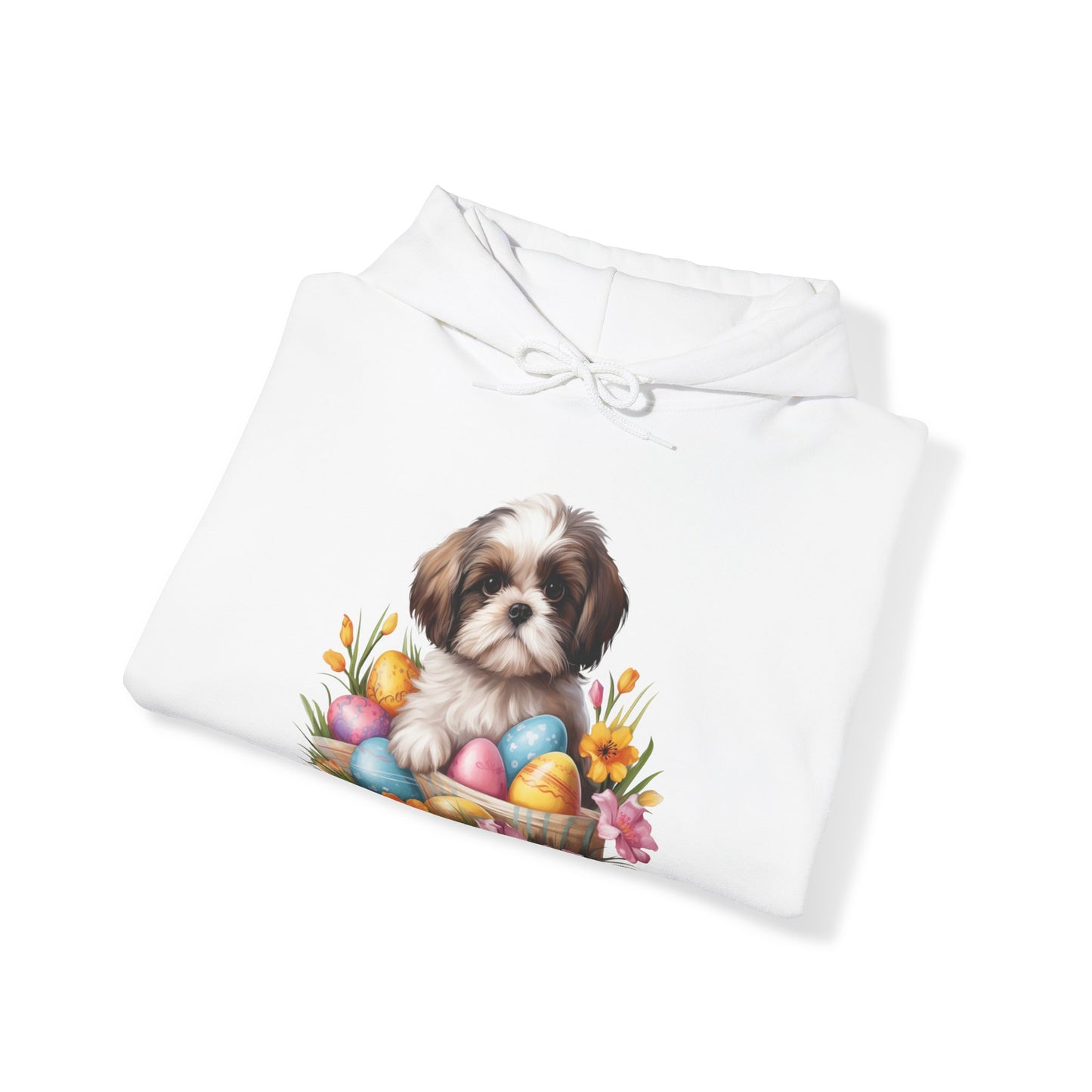 Easter Shih Tzu Hoodie - Unisex - Dog Mom or Dog Dad Sweatshirt