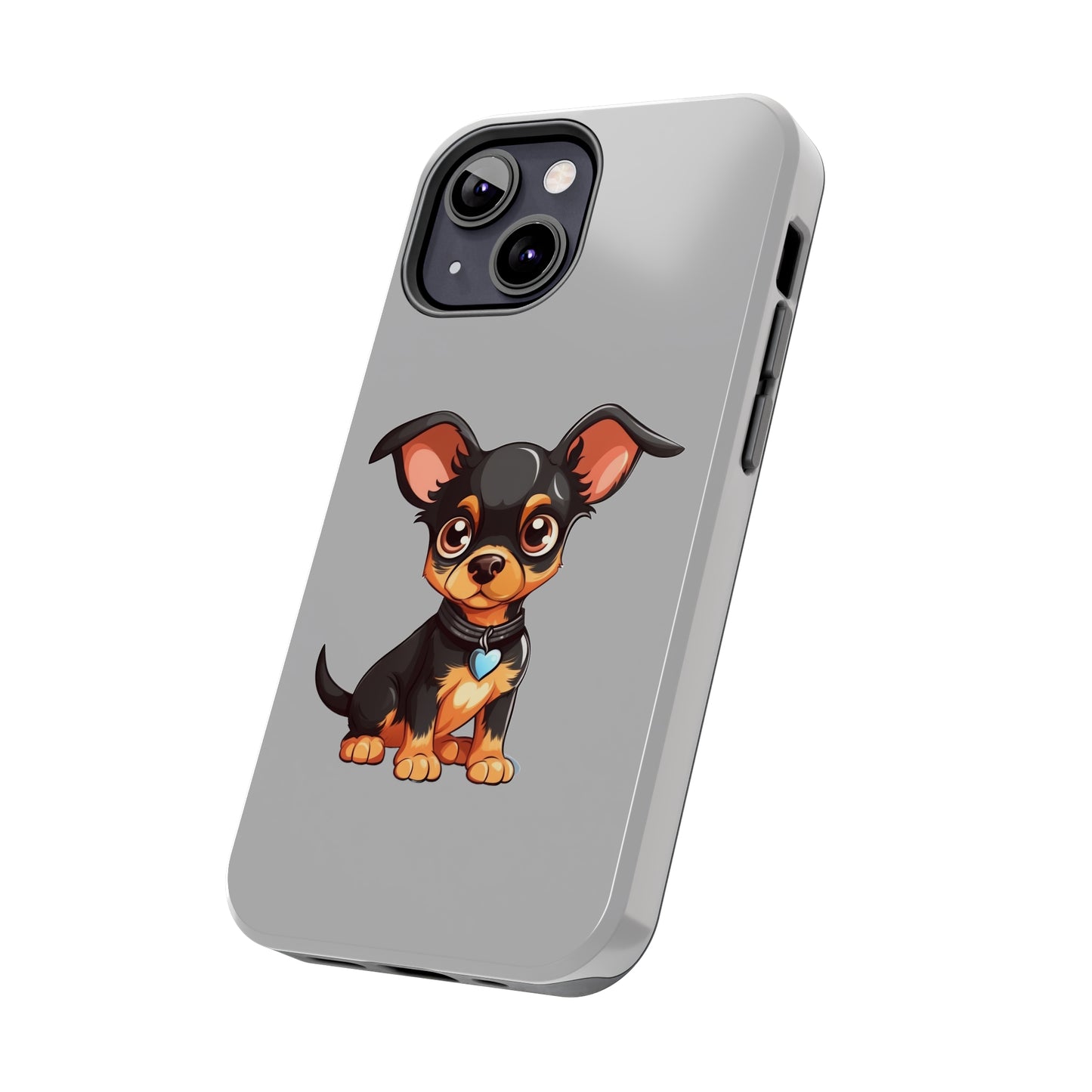 Light Grey Chihuahua Tough Phone Case