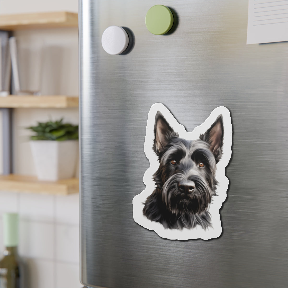 Scottish Terrier Magnet | Die Cut Dog Magnet | Pet Kitchen Decor