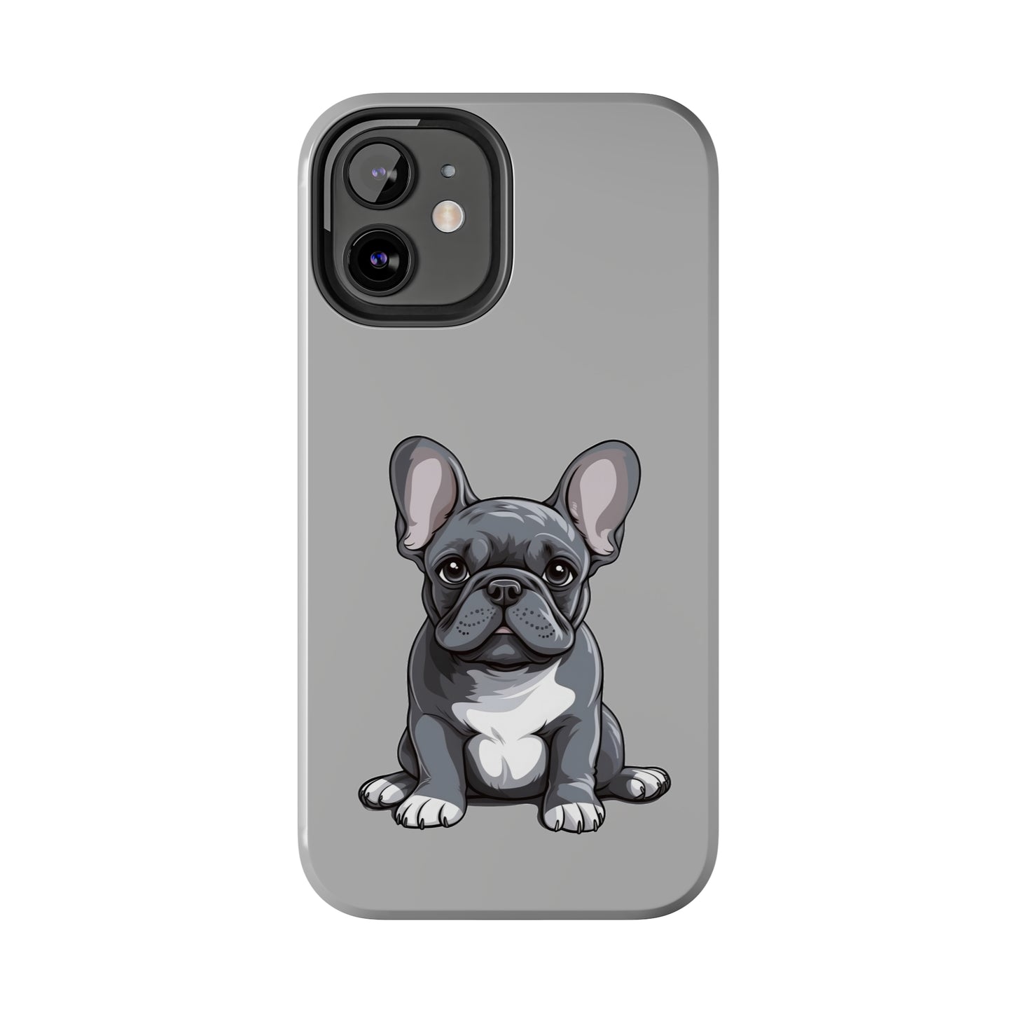 Light Grey French Bulldog Tough Phone Case