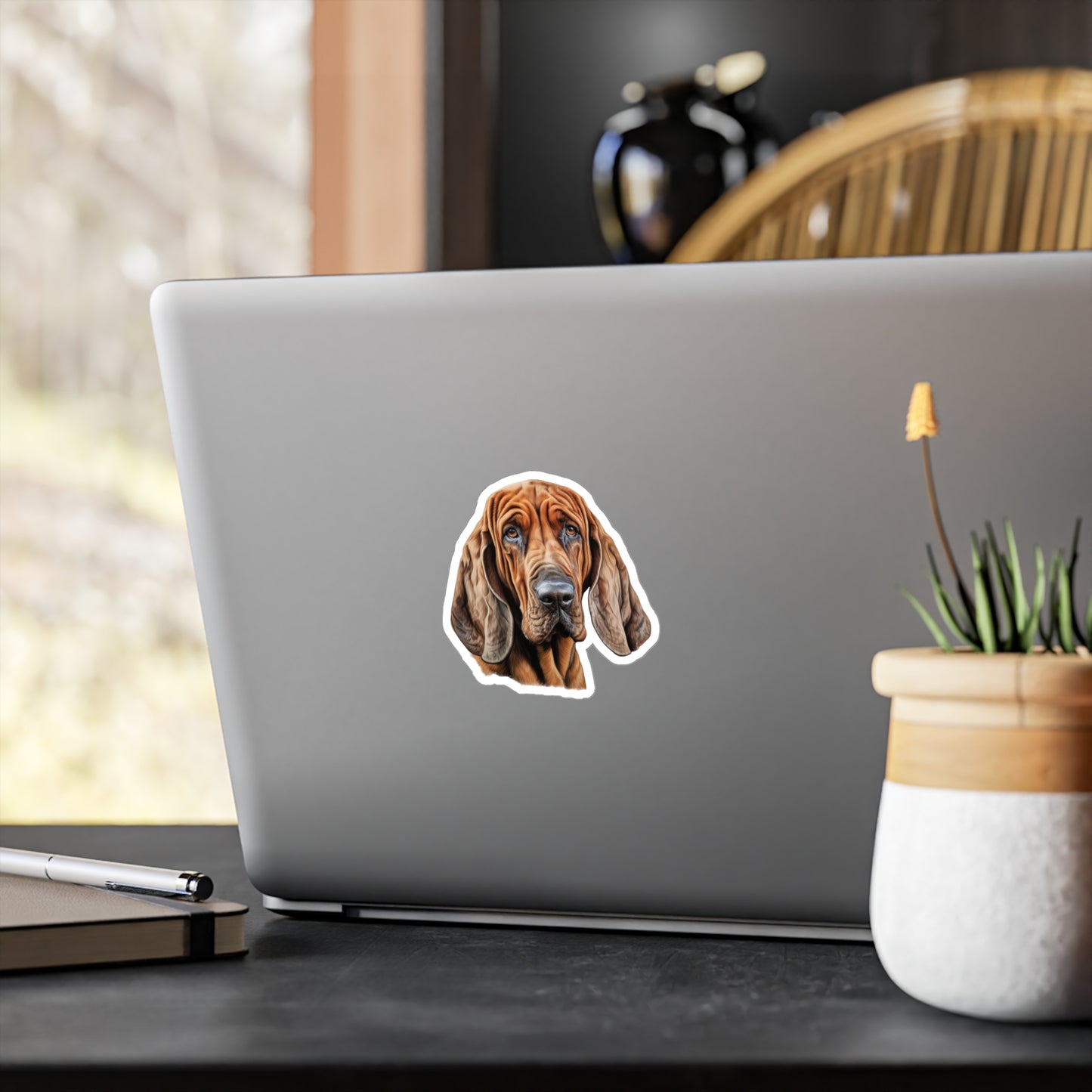 Bloodhound Sticker - Kiss-Cut Vinyl Dog Decals