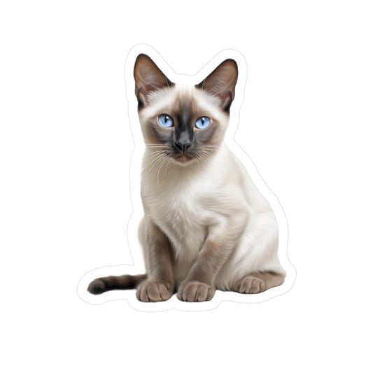 Siamese Cat Sticker | Pet Vinyl Decal | Animal Car Decal | Laptop Sticker | Window Decal