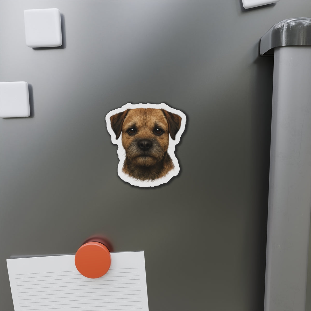 Border Terrier Die-Cut Magnet - Cute Dog Breed Refrigerator Magnet, Pet Lover Gift, Animal Decor, Fridge Decoration, Puppy Art Magnet