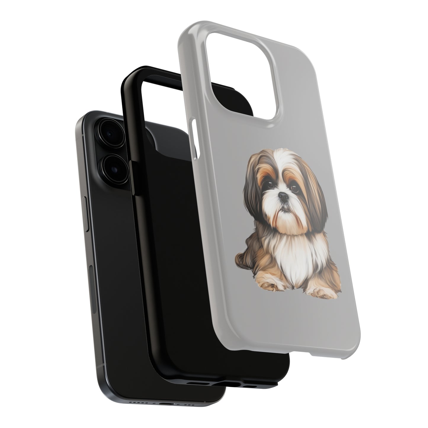Light Grey Shih Tzu Tough Phone Case