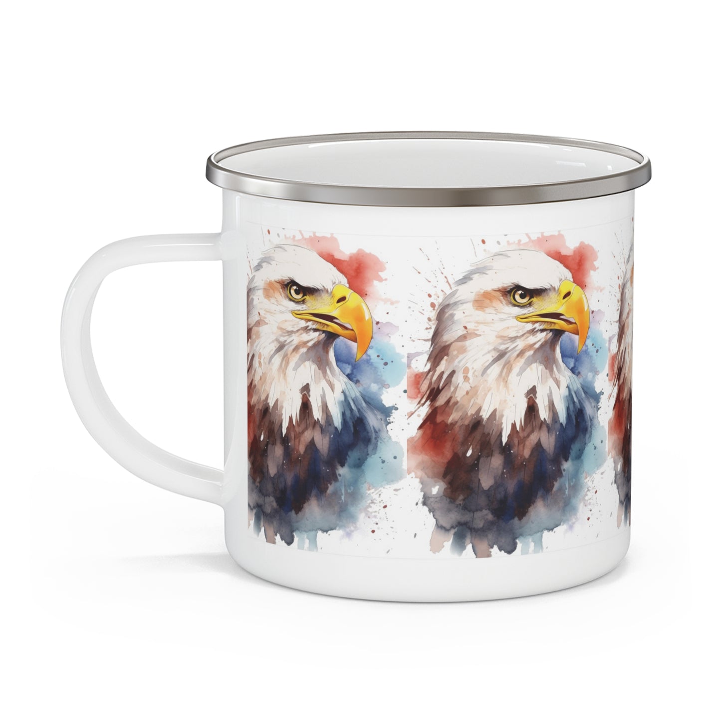 Eagle Enamel Camping Mug
