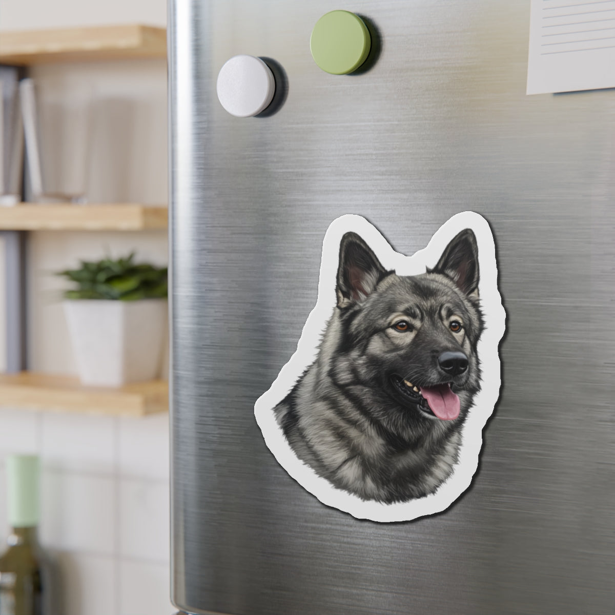Norwegian Elkhound Magnet - Dog Lover Gift