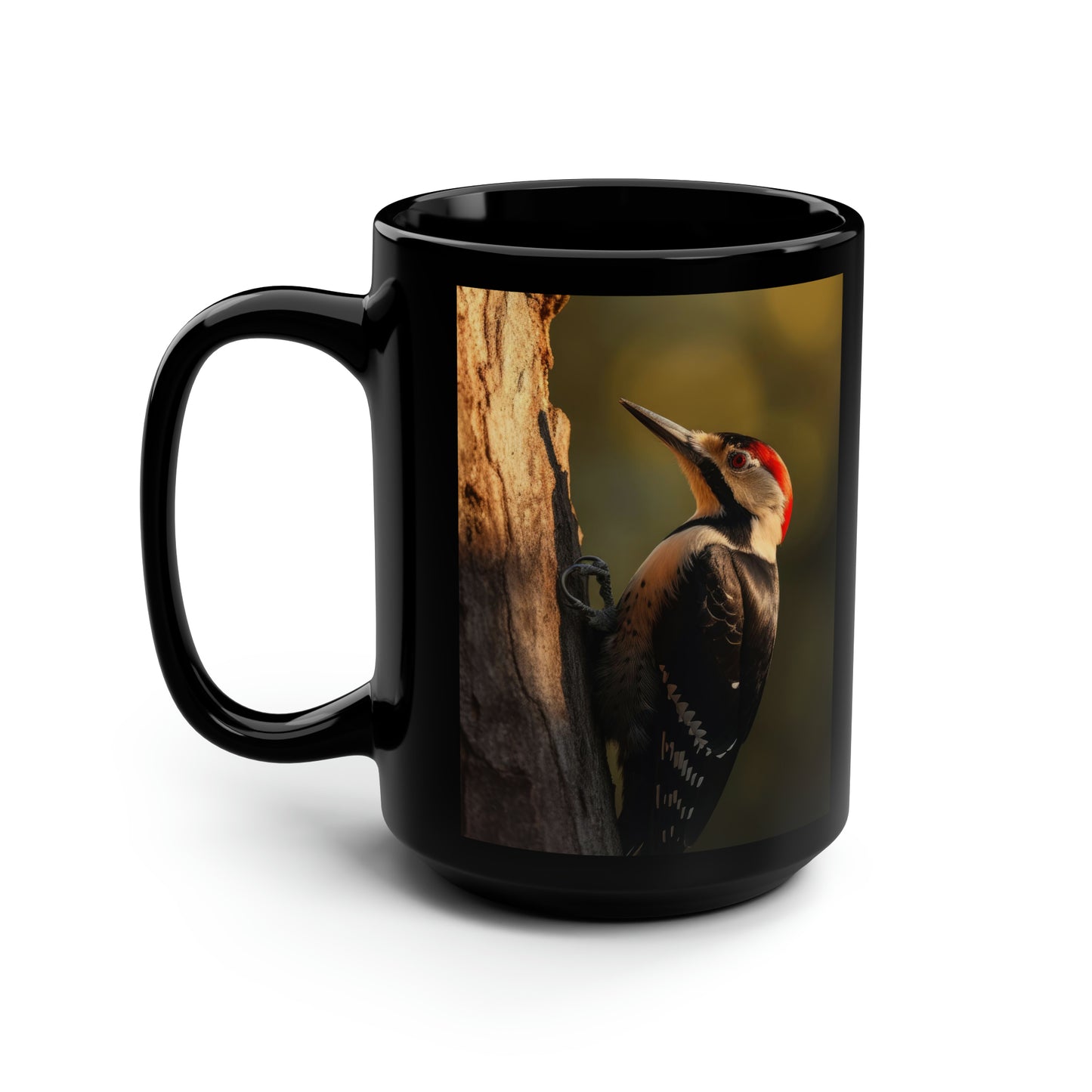 Woodpecker Mug - 15 oz Ceramic Mug