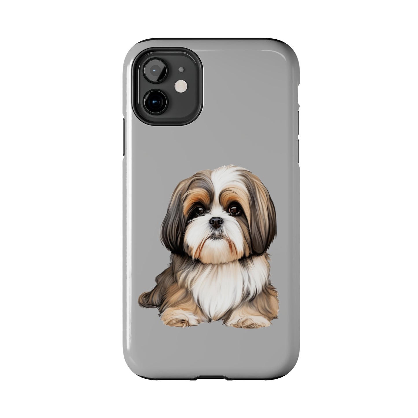 Light Grey Shih Tzu Tough Phone Case