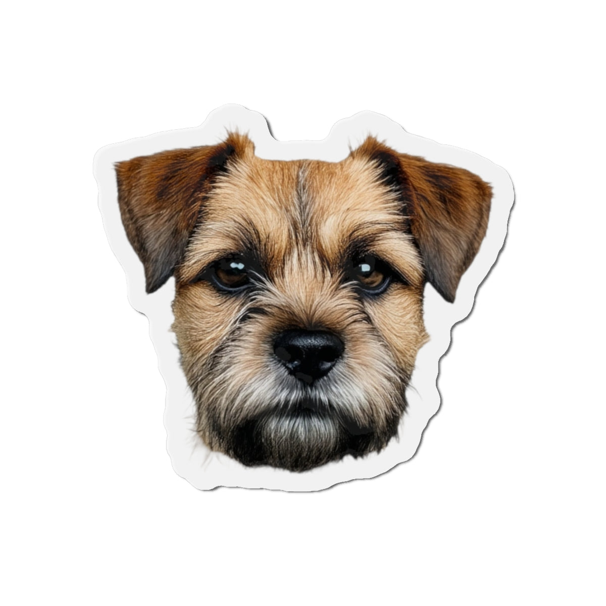 Border Terrier Die-Cut Magnet - Cute Dog Breed Refrigerator Magnet, Pet Lover Gift, Animal Decor, Fridge Decoration, Puppy Art Magnet