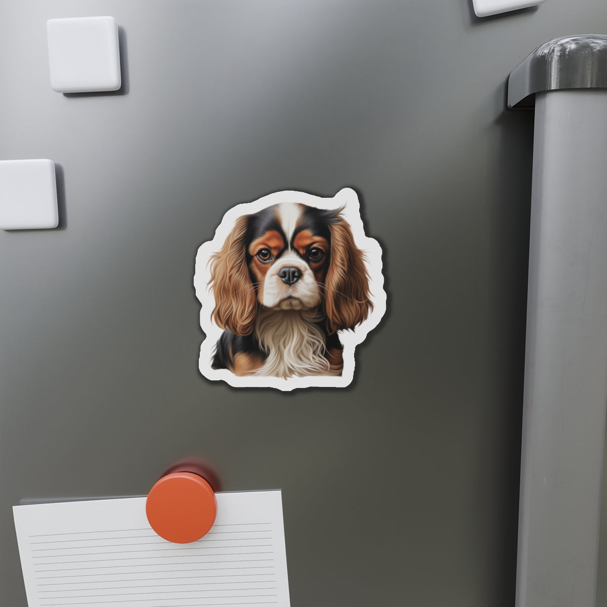 Cavalier King Charles Spaniel Magnet | Die Cut Dog Magnet | Pet Kitchen Decor