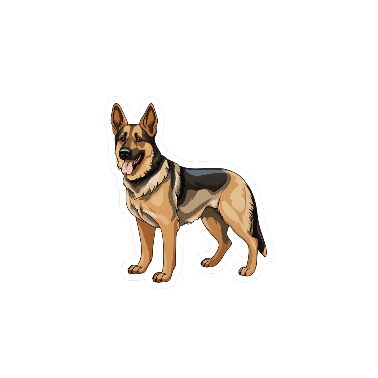 German Shepherd Sticker - Kiss-Cut Vinyl Decals