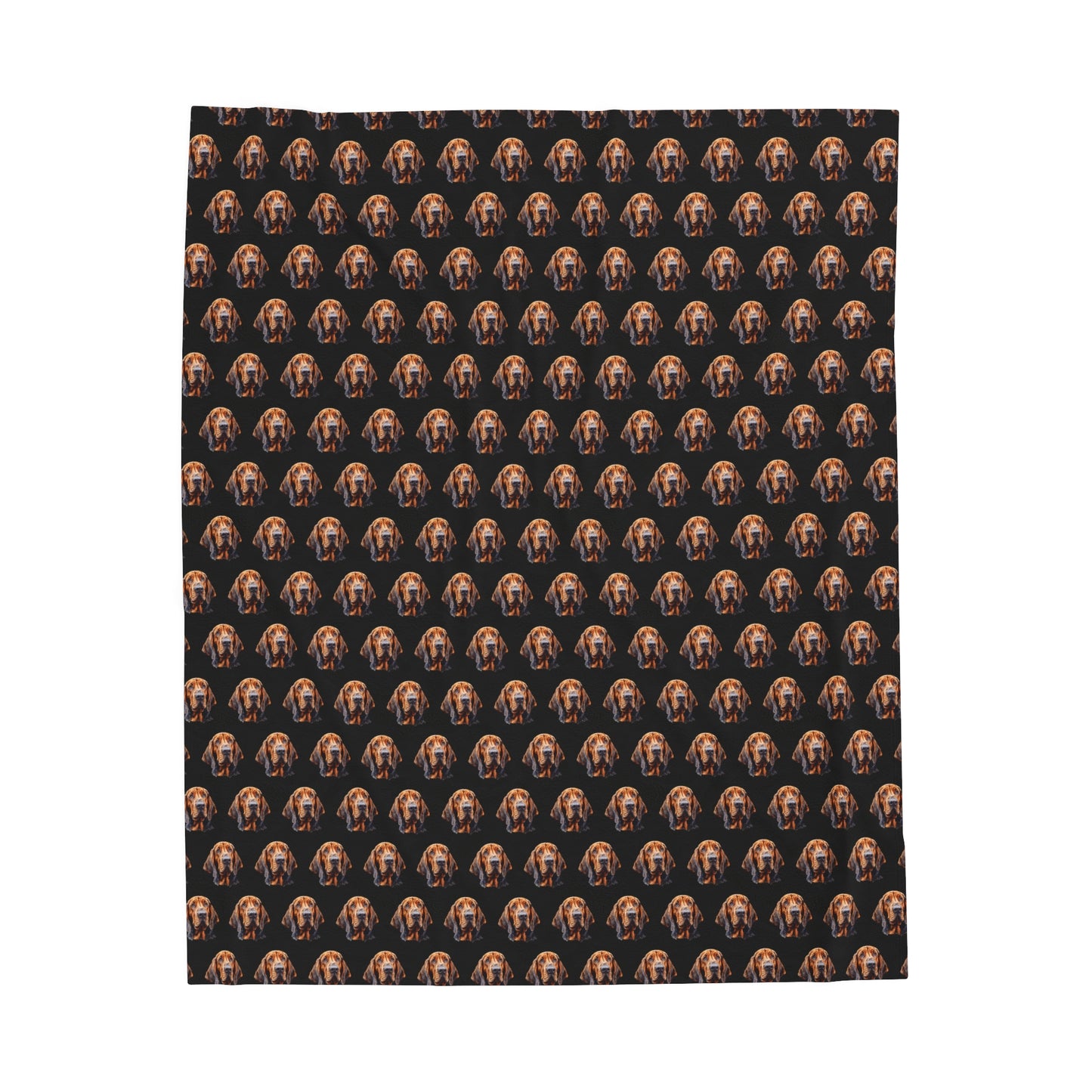 Bloodhound Velveteen Plush Blanket