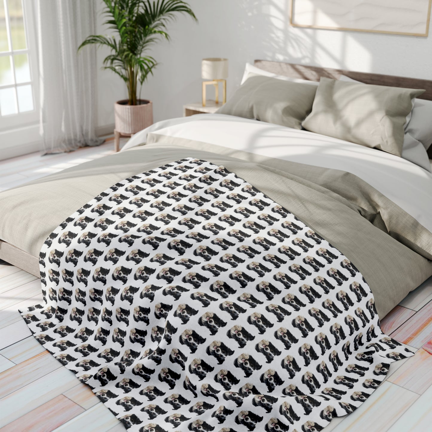 Border Collie Arctic Fleece Blanket