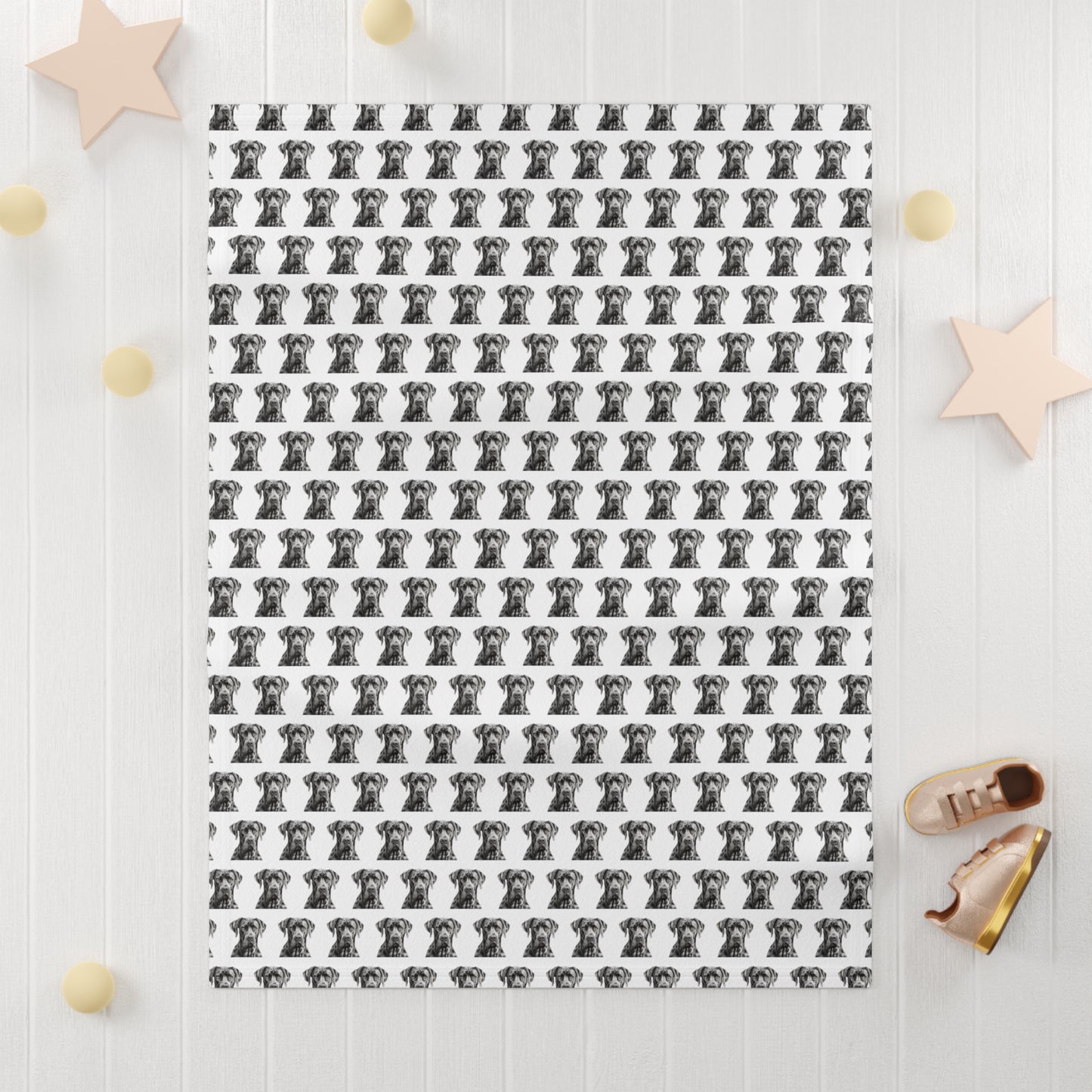 Great Dane Soft Fleece Baby Blanket