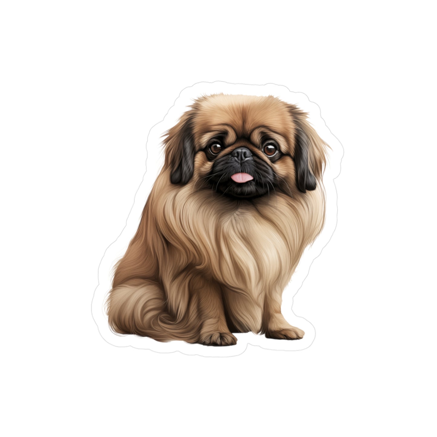 Pekingese Sticker - Vinyl Dog Decals