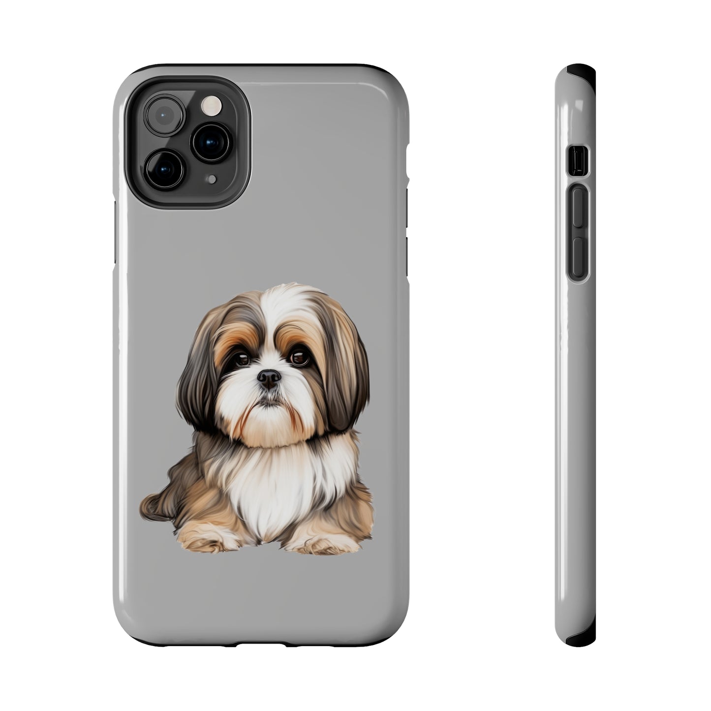 Light Grey Shih Tzu Tough Phone Case