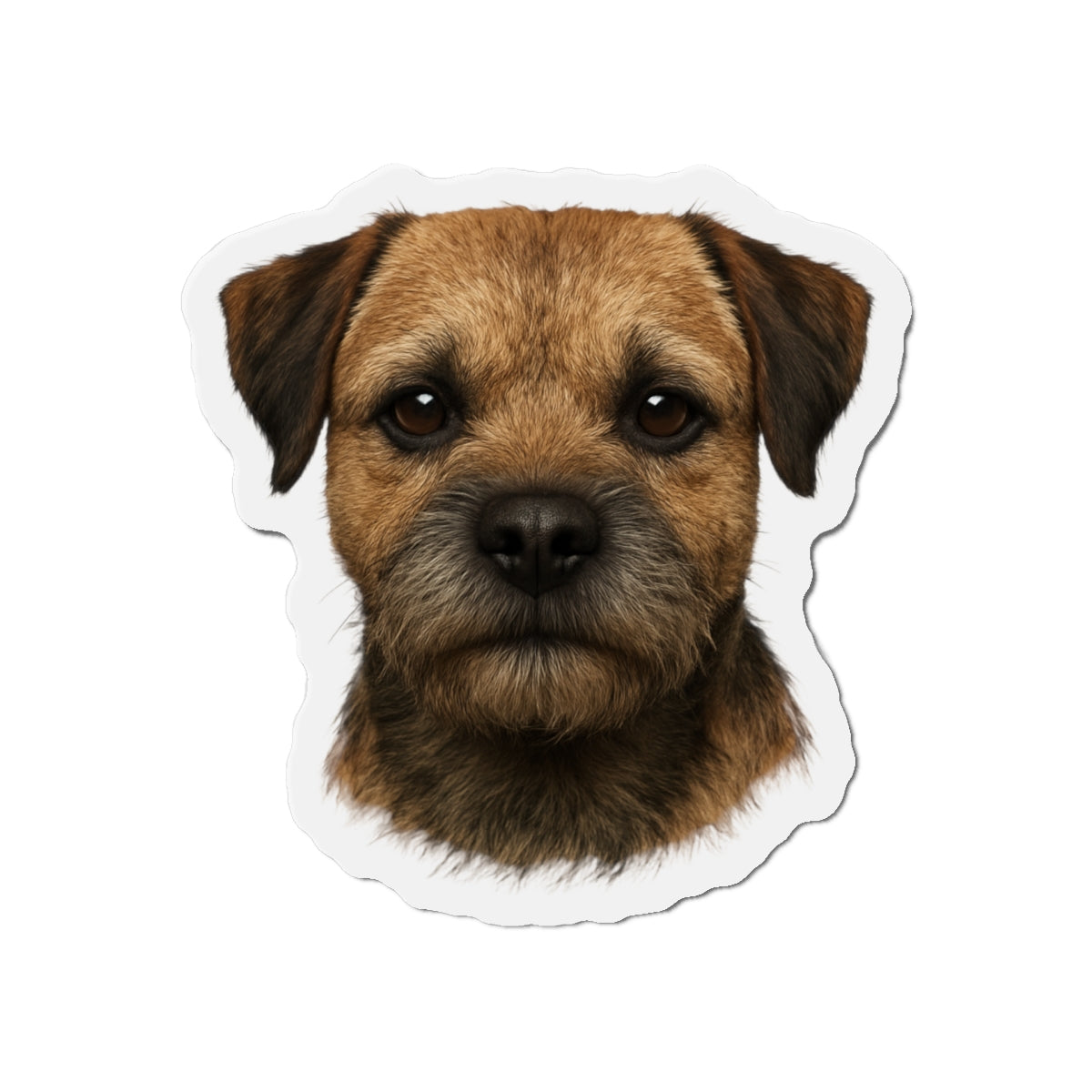 Border Terrier Die-Cut Magnet - Cute Dog Breed Refrigerator Magnet, Pet Lover Gift, Animal Decor, Fridge Decoration, Puppy Art Magnet