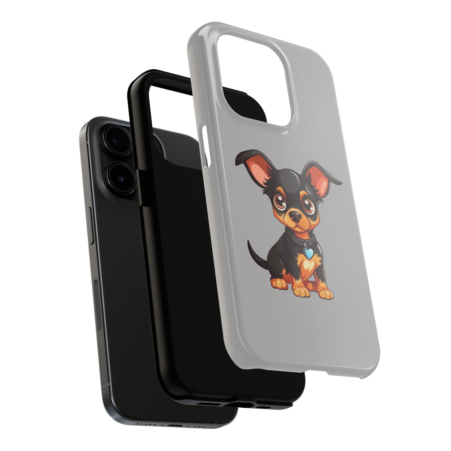 Light Grey Chihuahua Tough Phone Case