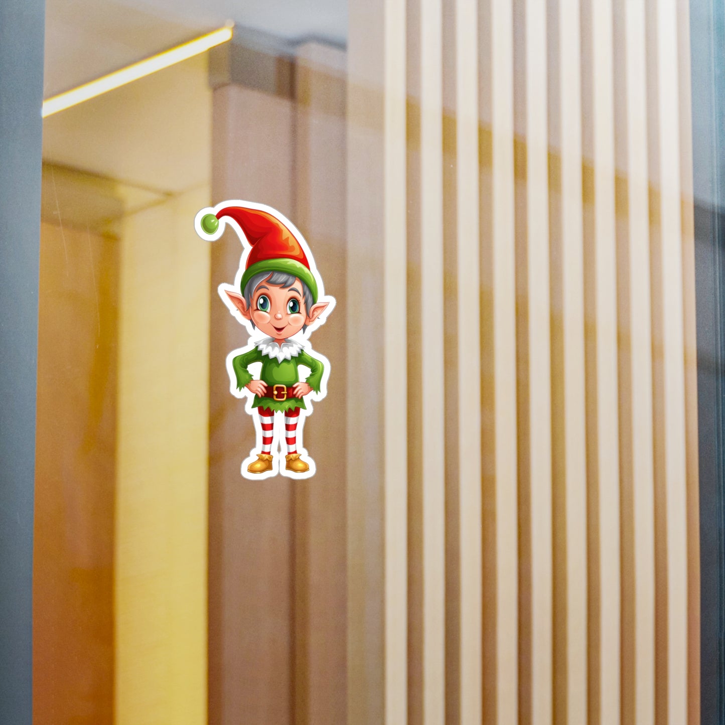 Christmas Elf Sticker - Kiss-Cut Vinyl Decals