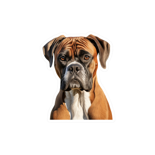 Boxer Sticker - Kiss-Cut Vinyl DogDecals