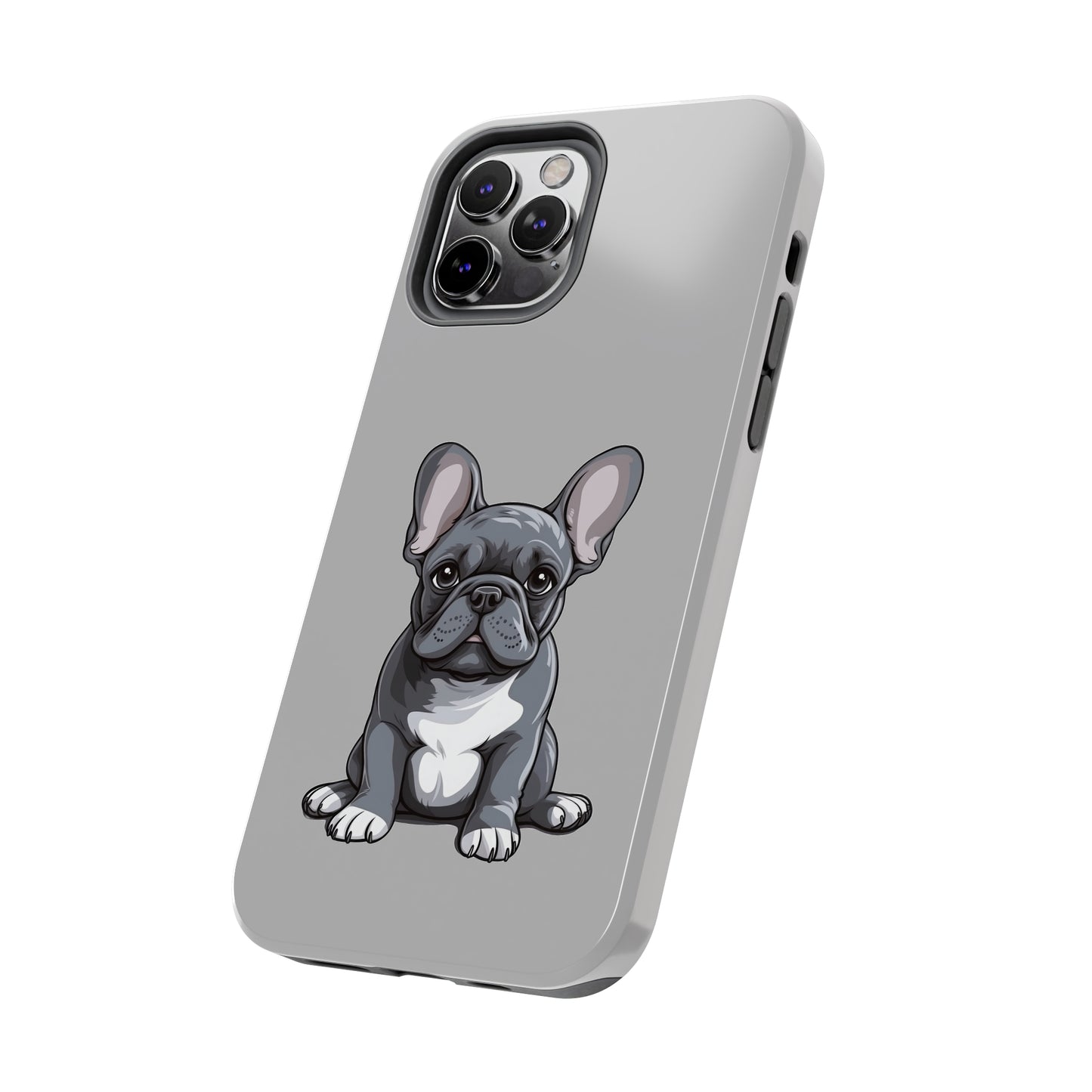 Light Grey French Bulldog Tough Phone Case