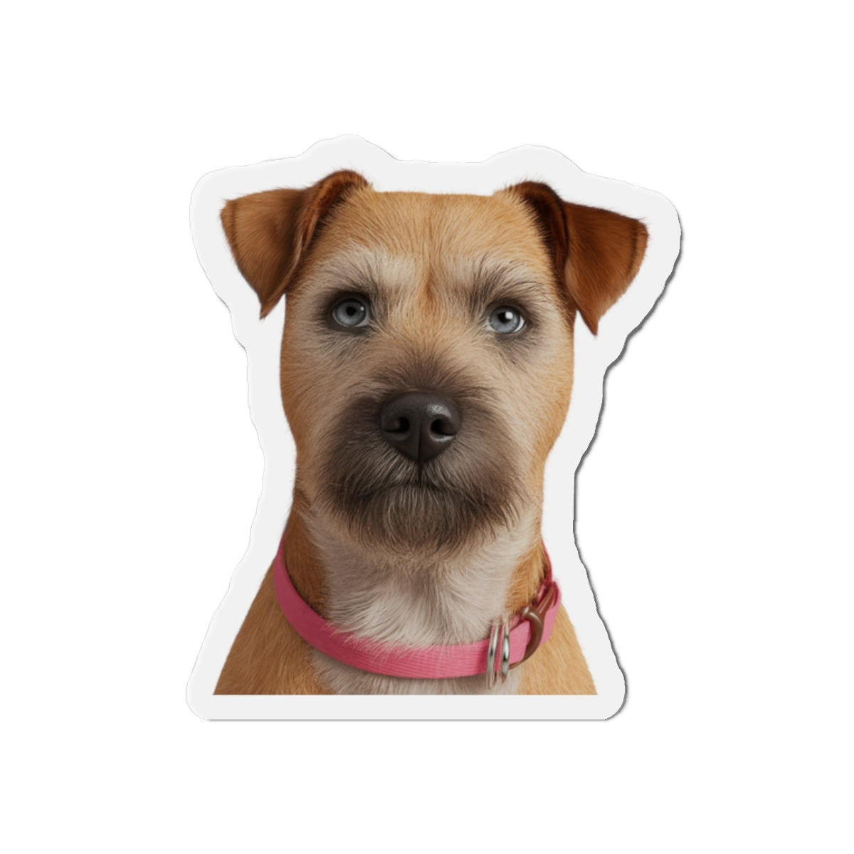 Border Terrier Die-Cut Magnet - Cute Dog Breed Refrigerator Magnet, Pet Lover Gift, Animal Decor, Fridge Decoration, Puppy Art Magnet